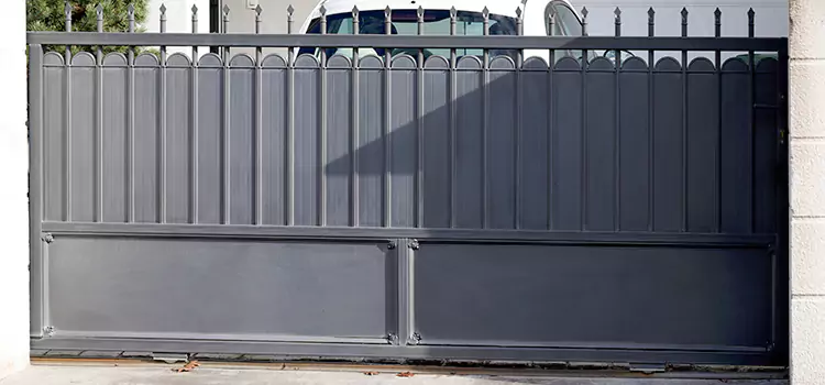Metal Driveway Gate Installation Galveston